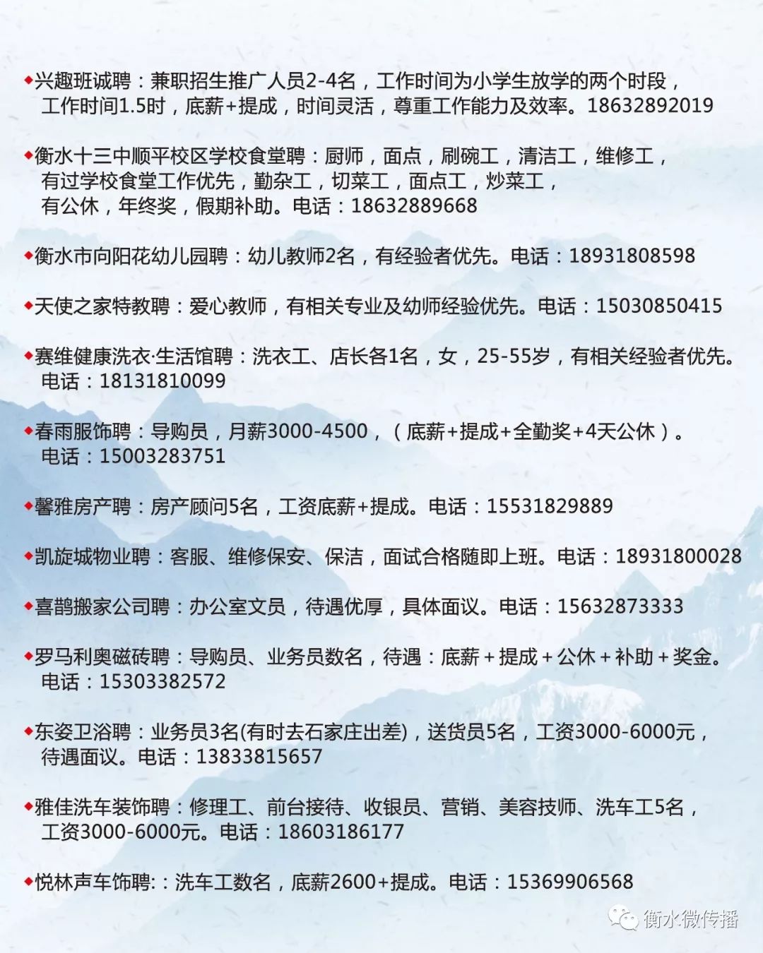 汉沽最新招聘信息汇总