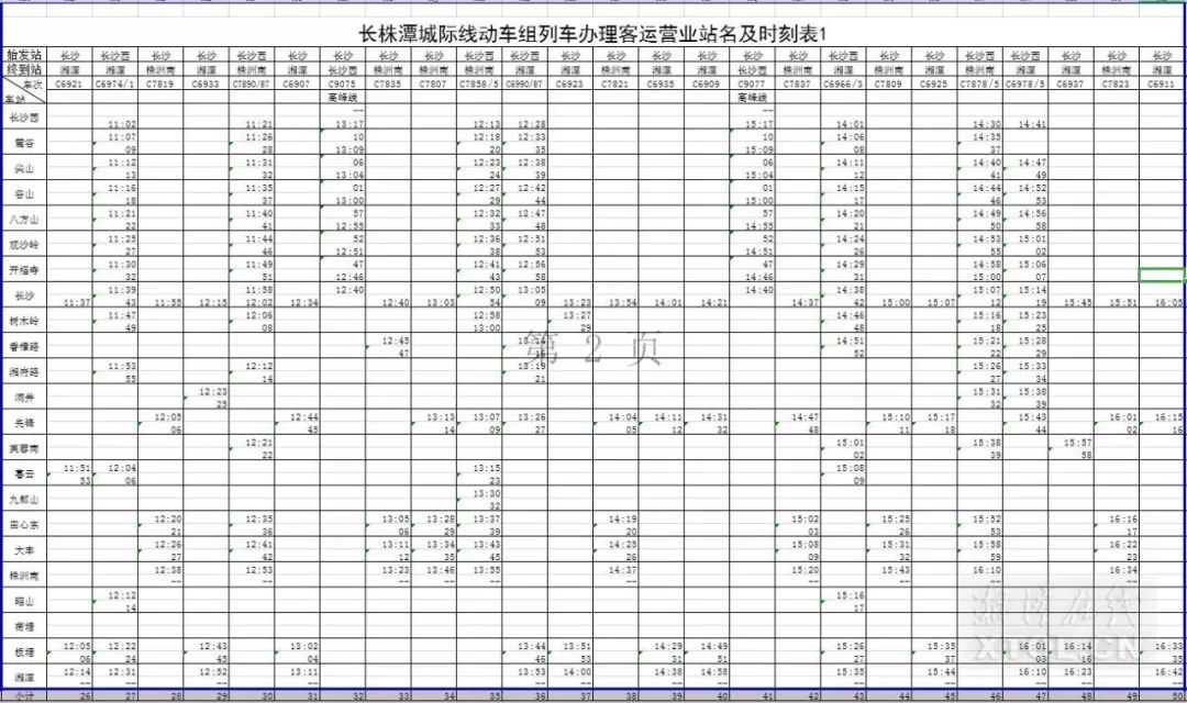 长株潭城铁最新时刻表发布,影响与观点分析