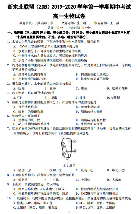 浙江高考生物知识点深度解析，小巷中的生命奥秘探索