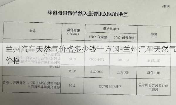 兰州燃气价格的探索与揭秘，背后的奇妙故事