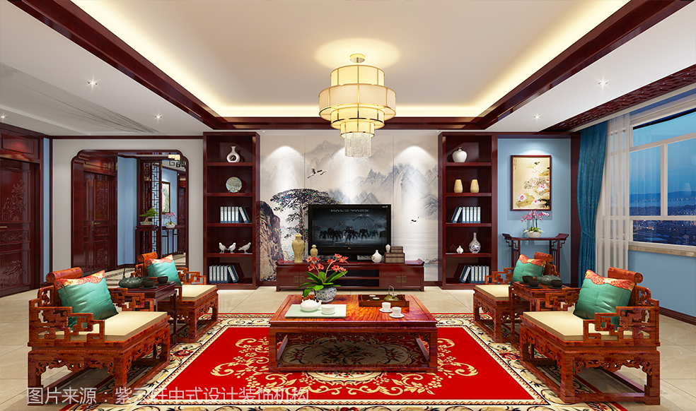最新中式装修图,家的温馨故事与情感纽带展现