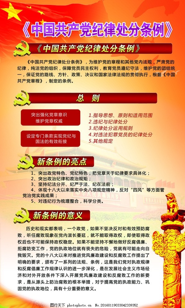 最新党员纪律处分条例,规范行为,强化党的纪律要求