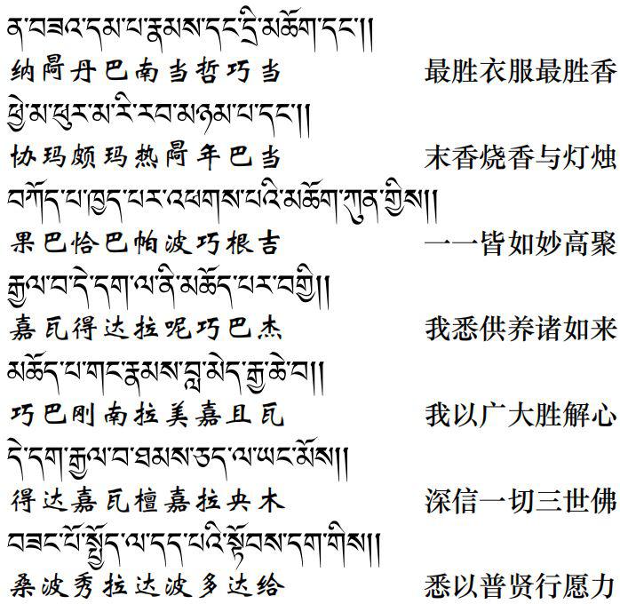 诵普贤行愿品,最新感应分享