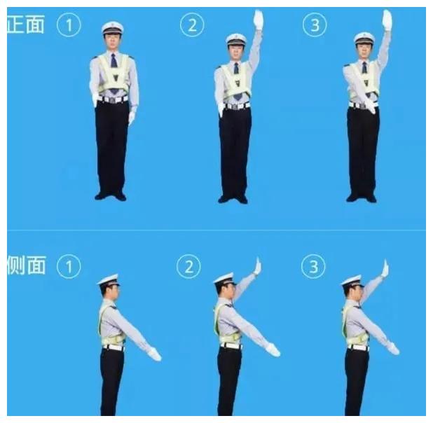 最新交通指挥手势图解，日常生活中的温馨趣事