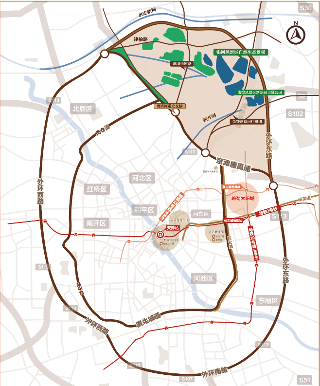 天津外环线最新动态,自然美景探寻之旅,内心平和宁静的寻觅